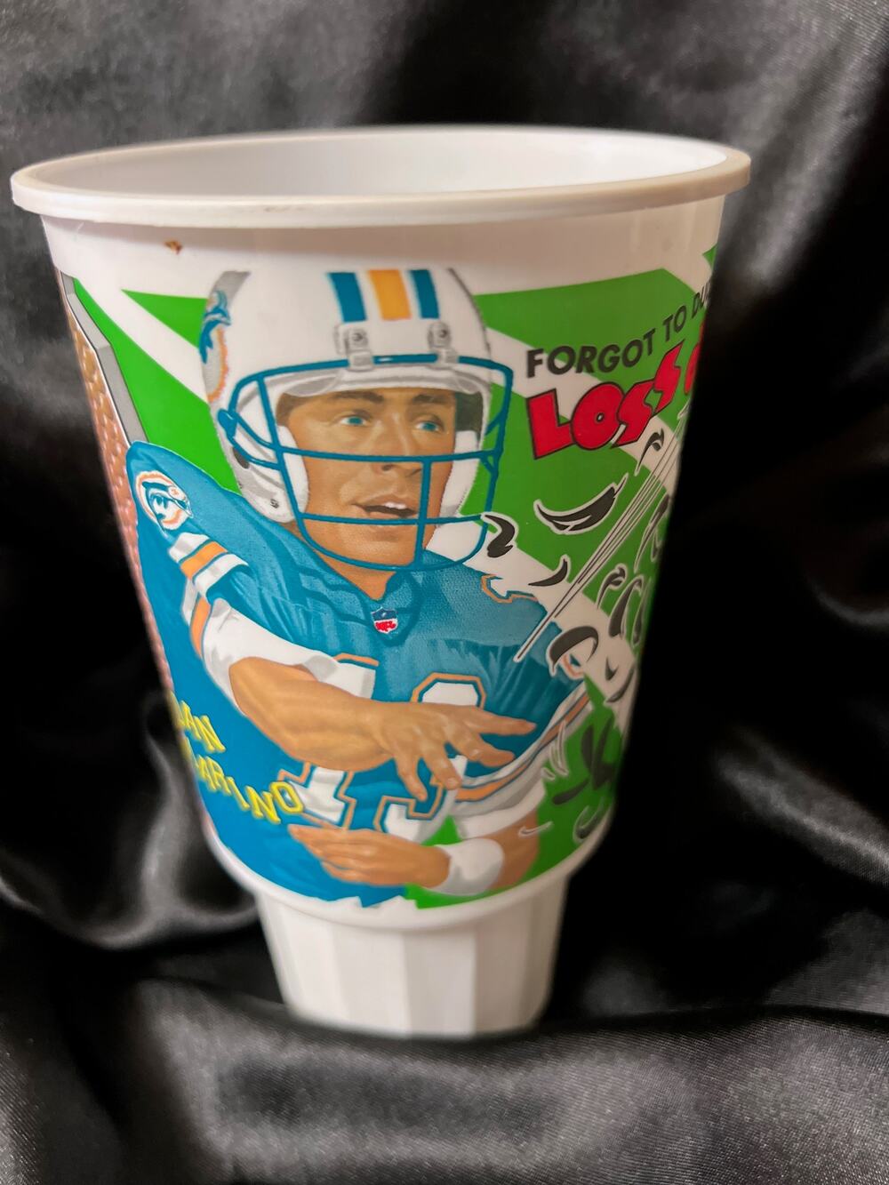 VINTAGE 1995 McDonalds "DAN MARINO MIAMI DOLPHINS NFL" Cup - MINT - UNUSED
